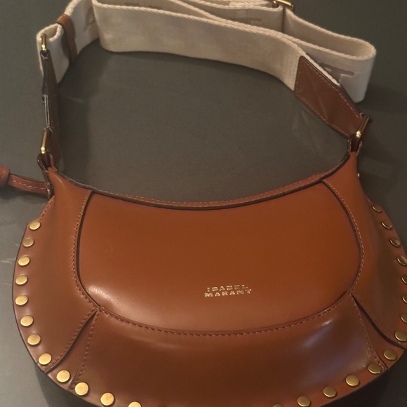 Isabel Marant mini moon leather shoulder baguette bag - Picture 3 of 3